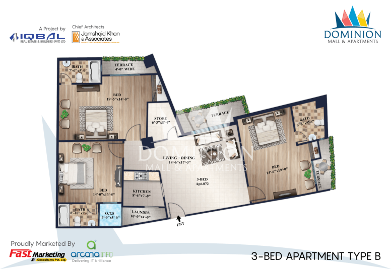 Three-Bed-Apartment-Type-B
